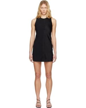 Ami Paris Straight Minidress - Black