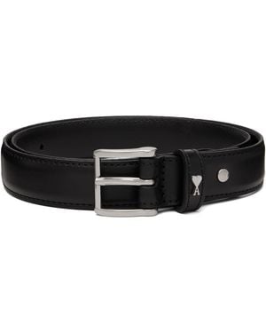 Ami Paris Paris Paris Belt - Black