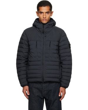 Stone Island ネイビー 4100020 Seamless Tunnel Nylon Down-Tc ジャケット - ブルー