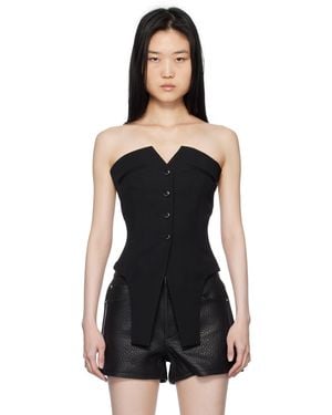 Alexander Wang ブラック デコンストラクト ベスト