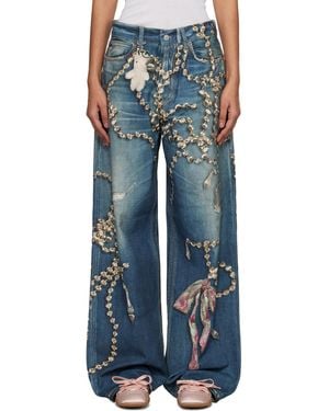 Acne Studios Trompe-L'Oeil 1981 Jeans - Blue