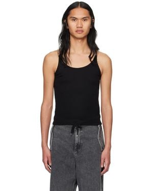 Dion Lee Wire Strap Tank Top - Black