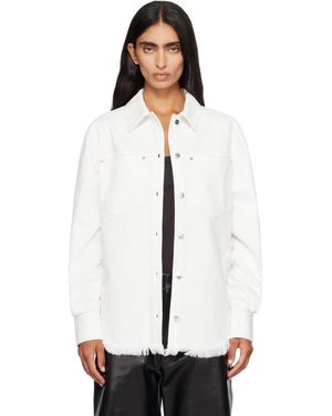 Ferragamo Blouson Denim Jacket - White