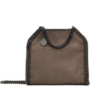 Stella McCartney Taupe Falabella Tiny Bag - Brown