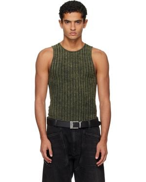 DIESEL Khaki T-Jildaz-Sjbw Tank Top - Black