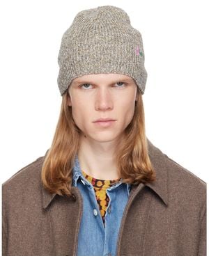 Dries Van Noten Floral Beanie - Brown