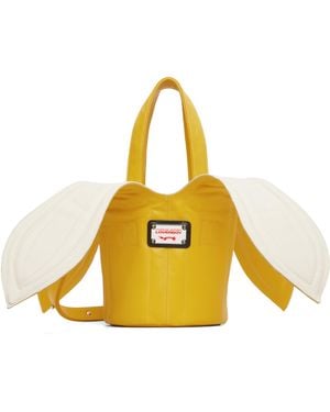 Charles Jeffrey Off- Banana Bucket Bag - Yellow