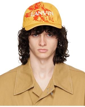 Lanvin Futureエディション コットン Eagle キャップ - マルチカラー