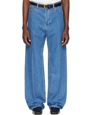 Valentino Creased Jeans - Blue