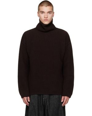 Casey Casey Wool Panno Turtleneck - Black