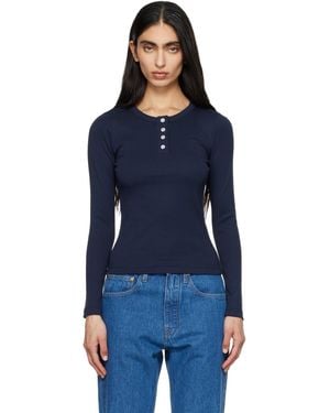 Flore Flore Jess Longsleeve T-Shirt - Blue