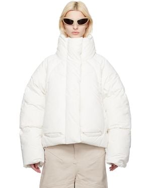 Entire studios Ssense Exclusive Uvr Down Jacket - White