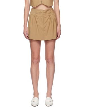 THE GARMENT Pisa Miniskirt - Natural