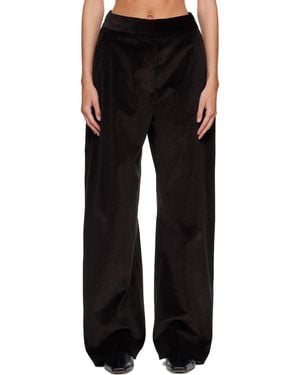 Studio Nicholson Grange Corduroy Wide Leg Pants - Black