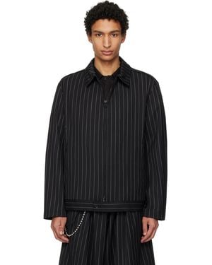 Y-3 Refined Wool Ut Blouson Jacket - Black