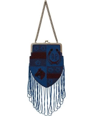 Bode Burgundy Capri Bag - Blue