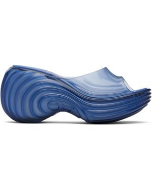 DIESEL Melissa Edition Platform Mule Heeled Sandals - Blue