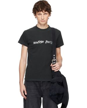 ERL T-Shirt 'Wanna Party' Noir