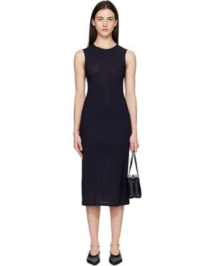Jil Sander Jersey Slip Midi Dress - Blue