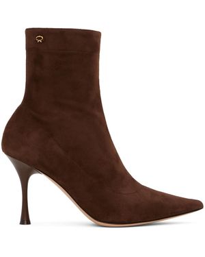 Gianvito Rossi ブラウン Dunn ブーツ