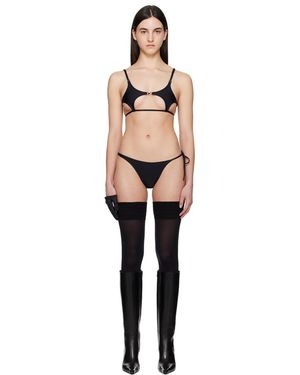 Shadowplay Nylon Bimbo Tristana Bikini - Black