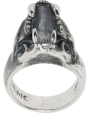 Yohji Yamamoto シルバー Puma Skull リング - グレー