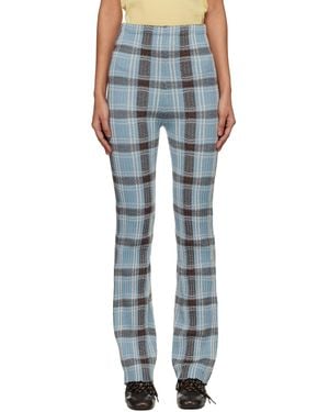 Acne Studios Fitted Wool Pants - Blue