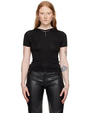 Y. Project Bonded T-Shirt - Black