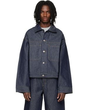 Agolde Blaze Denim Jacket - Blue