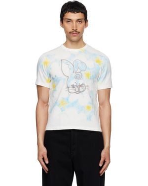 KENZO Off- Paris Cartoon' Slim T-Shirt - White