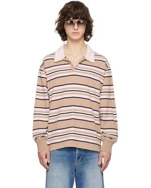 Sanderlak Tan & Rugby Polo - Multicolour