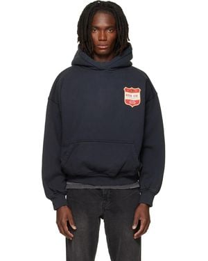 Rhude Filtaro Crest Hoodie - Blue