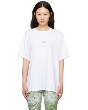 MM6 by Maison Martin Margiela Patch T-shirt - White