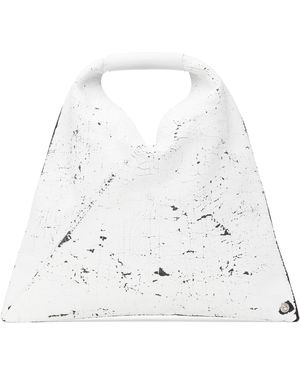 MM6 by Maison Martin Margiela Triangle Mini Tote - White