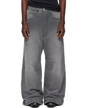 Lu'u Dan Wadded Jeans - Black