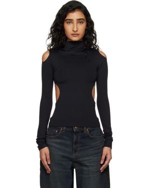 Off-White c/o Virgil Abloh Sleek Meteor Top - Black