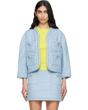 Marc Jacobs 'Pop J Marc' Tweed Jacket - Blue