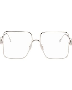 Loewe Oversize Square Retro Titanium Glasses - Black