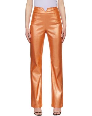 Maisie Wilen Shimmer Contra Jeans - Orange