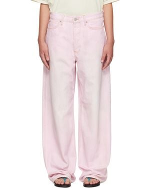 Acne Studios ピンク 1981 ルーズフィット ジーンズ