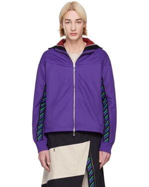 Asics Novalis Styrax Track Jacket - Purple