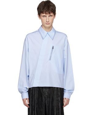 Kiko Kostadinov Chemise Murad Bleue - Blanc