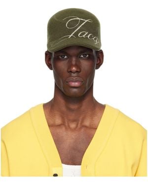Jacquemus Khaki 'The Atelier' Baseball Cap - Yellow