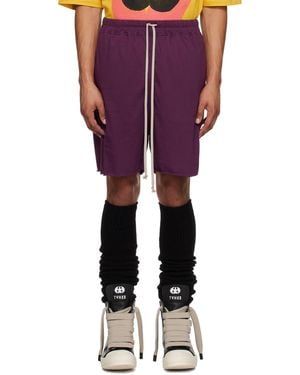 Rick Owens Ssense Exclusive Kembra Pfahler Edition Shorts - Purple