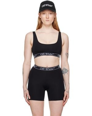 Off-White c/o Virgil Abloh Off- ジャカード スポーツブラ - ブラック