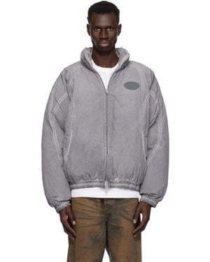 Alexander Wang Padded Down Track Jacket - Grey
