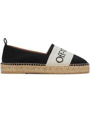 Off-White c/o Virgil Abloh Off Linen Espadrilles - Black