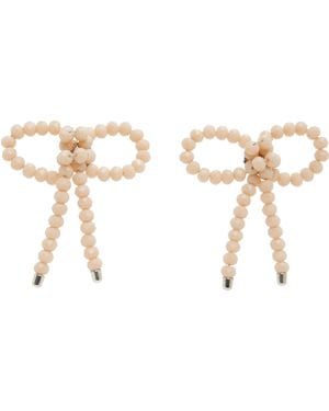 1CONCEPT Lady Ribbon Earrings - Black