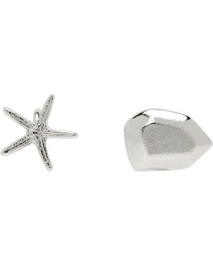 Toga Motif Ear Cuff Set - Black