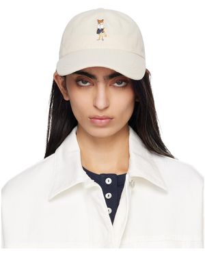 Maison Kitsuné Casquette À Logo Dressed Fox - Neutre
